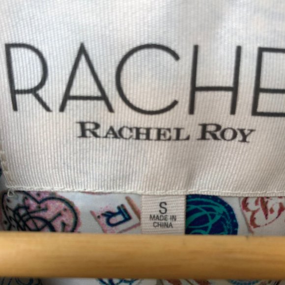 Rachel Roy Tan Coat With Notch Collar And Stylish Front Zip Closure, Size Small - Picture 2 of 9